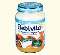 Bebivita Frucht & Joghurt Pfirsich – Maracuja