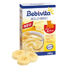 Bebivita Milchbrei Banane + Haferflocken