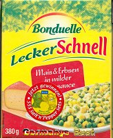 Bonduelle LeckerSchnell Mais u. Erbsen in milder Käsesauce