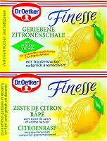 Dr.Oetker Finesse Zitronenschalen, 2 pieces