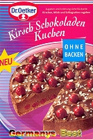 Dr.Oetker Kirsch Schokoladen Kuchen -Ohne Backen-