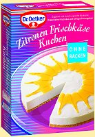 Dr.Oetker Zitronen Frischkaese Kuchen -Ohne Backen-