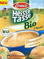 Erasco Heisse Tasse Bio Champignon mit Kräutern -Box-