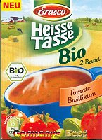 Erasco Heisse Tasse Bio Tomate-Basilikum -Box-