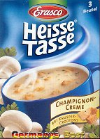 Erasco Heisse Tasse Champignon Creme Suppe -Box-