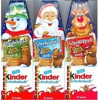 Ferrero 2x Kinder Schokolade with Card Game Box