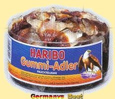 Haribo Gummi-Adler Dose