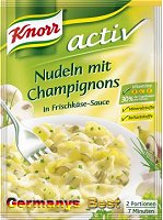 Knorr Activ Nudeln mit Champingnons, 2 Serves