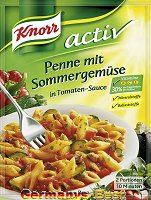 Knorr Activ Penne mit Sommergemüse, 2 Serves