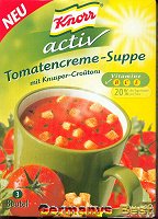 Knorr Activ Tomatencreme Suppe, Box