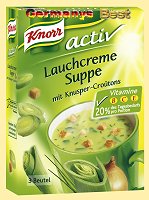 Knorr Activ Lauchcreme Suppe, Box