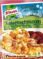 Knorr Grüße aus den Bergen Kaiserschmarrn ohne Rosinen