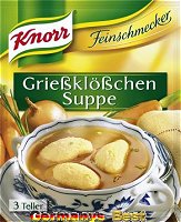 Knorr Feinschmecker Griesskloeschen Suppe
