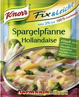 Knorr Fix und Leicht Spargelpfanne Hollandaise