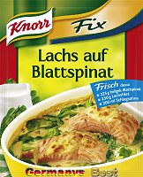 Knorr Fix Lachs auf Blattspinat