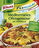 Knorr Fix und Leicht Mediterranes Ofengemüse mit Hack