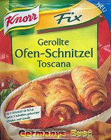 Knorr Fix Gerollte Ofen-Schnitzel Toscana