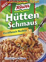 Knorr Hütten Schmaus Hackfleisch Nudeln