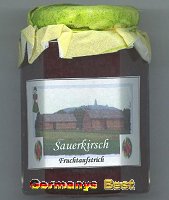 Kyffhäuser Sauerkirsch Fruchtaufstrich, 6 glasses