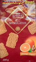 Lambertz Mini Spekulatius -Orange-Ingwer-