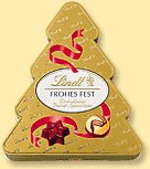 Lindt Pralines-Tannenbaum -Frohes Fest-