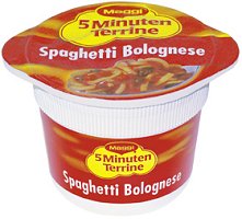Maggi 5Minuten Terrine Spaghetti Bolognese