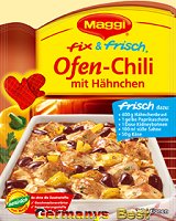Maggi Fix Ofen-Chili mit Hähnchen