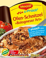 Maggi Fix Ofen-Schnitzel -Bologneser Art-