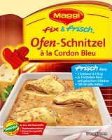 Maggi Fix Ofen-Schnitzel a la Cordon Bleu
