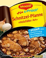 Maggi Fix Schnitzel Pfanne -Holzfäller Art-