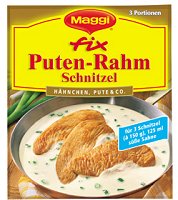 Maggi Fix Puten-Rahm-Schnitzel