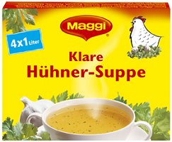 Maggi Klare Hühner Suppe, 4x1L