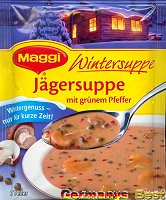 Maggi Wintersuppe Jägersuppe mit grünem Pfeffer Sauce