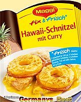 Maggi Fix Hawaii-Schnitzel mit Curry