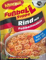 Maggi Fussballsuppe Rind -Only for a short time-