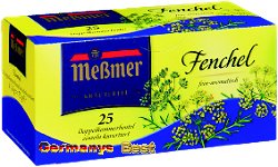 Messmer Fennel Tea, 25 bags