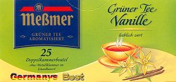 Messmer Gruener Tee Vanille, 25 Beutel