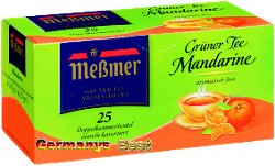 Messmer Green-Tea Tangerine, 25 bags