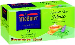 Messmer Green-Tea Mint, 25 bags