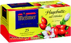 Messmer Rose Hip Tea, 25 bags