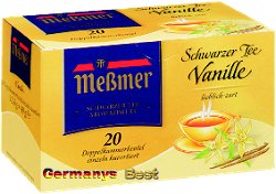 Messmer Black Tea Vanilla, 20 bags