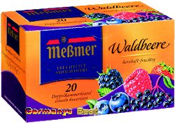 Messmer Black Tea Woodberries, 20 bags