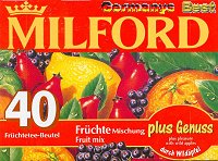 Milford Früchte-Tee Mix Plus Genuss, 40 bags