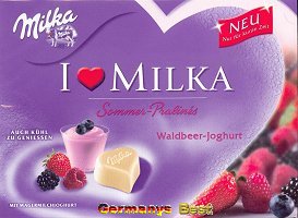 I Love Milka Waldbeer-Joghurt -Only for a limited time-
