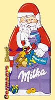 Milka Weihnachtsmann Tafel