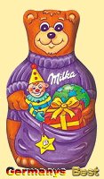 Milka Weihnachts-Teddybaer, braun
