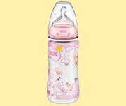 Nuk First Choice Flasche 300ml Baby Rose