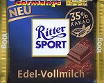 Ritter Sport Edel Vollmilch 35% -Only for a short time-
