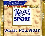 Ritter Sport Weisse Voll-Nuss
