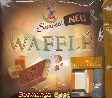 Sarotti Waffle mit Karamell-Füllung